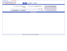 Tablet Screenshot of chabadlibrarybooks.com